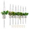 Sorbus Macrame Plant Hanger (8 Pack) Indoor Outdoor Hanging Plant Pots Cotton Rope, Elegant for Home, Patio, Garden